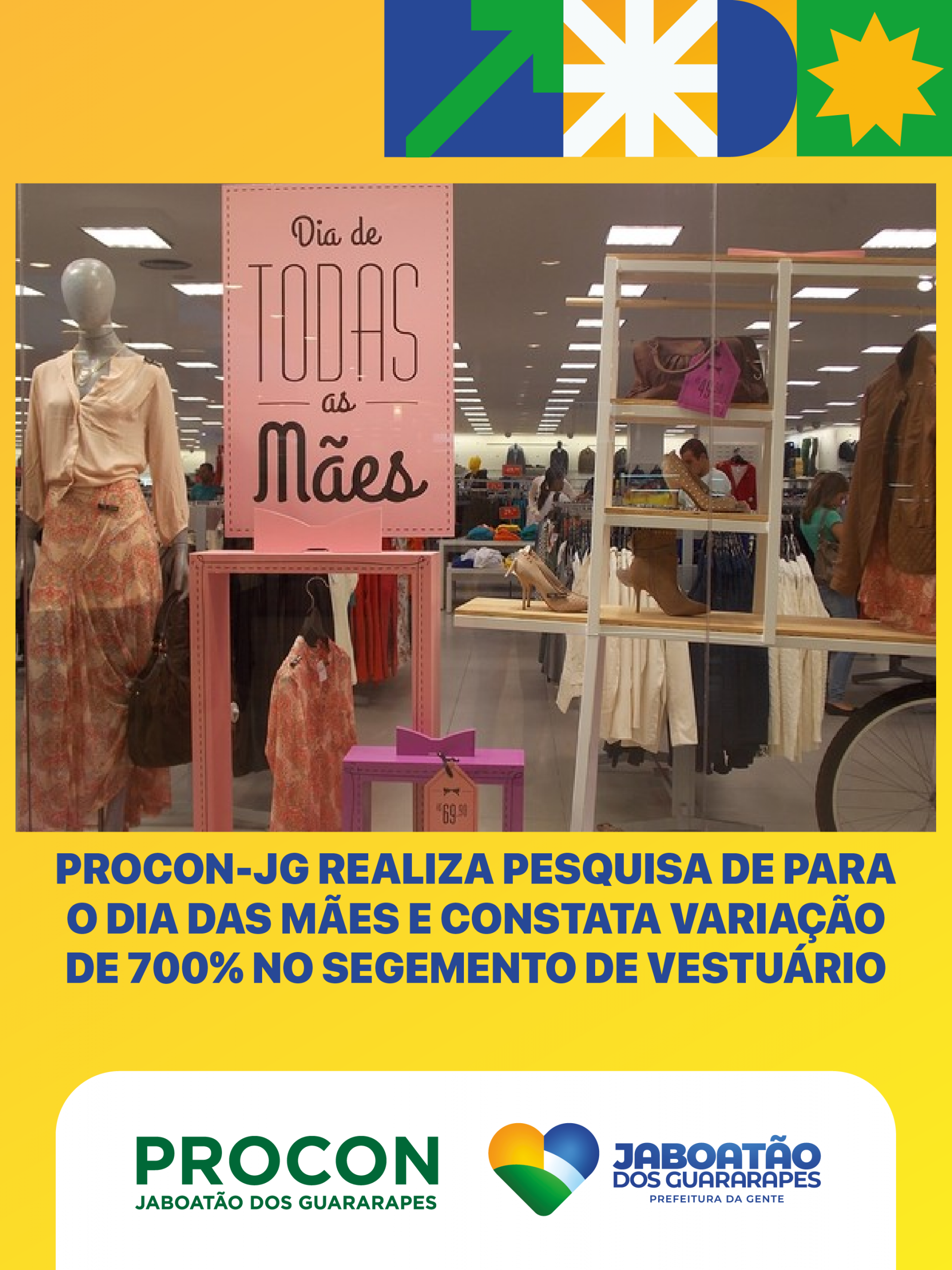 Leia mais sobre o artigo Procon Jaboatão realiza pesquisa para o Dia das Mães