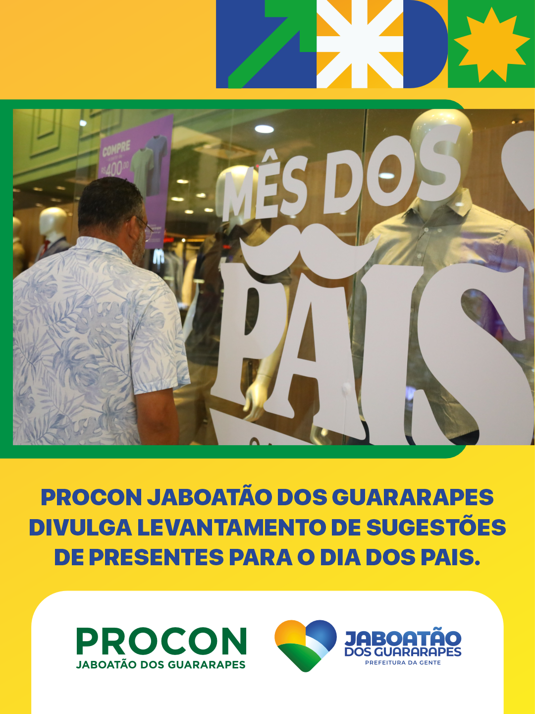 Procon Jaboatão divulga pesquisa de preços para orientar compras do Dia dos Pais